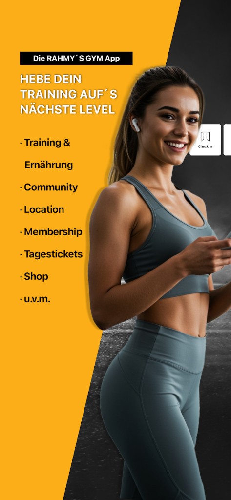 Die RAHMY'S GYM App – Hebe dein Training auf's nächste Level
